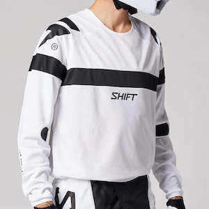 SHIFT WHITE LABEL VOID JERSEY [WHITE/BLACK]