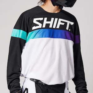 Shift Mx21: SHIFT WHITE LABEL ULTRA JERSEY [WHITE/ULTRAVIOLET]
