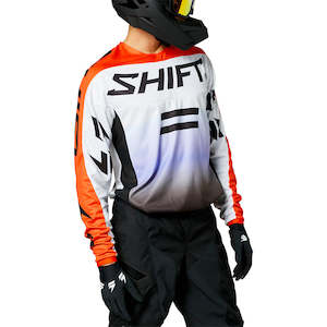SHIFT WHITE LABEL FADE JERSEY [BLACK/WHITE/ORANGE]