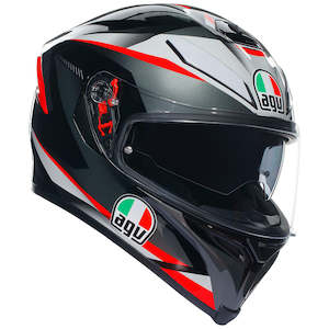Streetbike: AGV K5 S [PLASMA BLACK/GREY/RED]