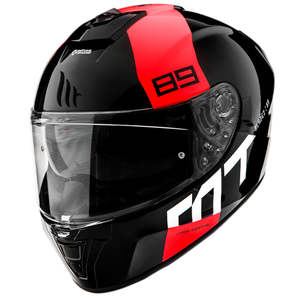 Streetbike Helmets: MT BLADE 2 SV [89 BLACK/RED] 56 S