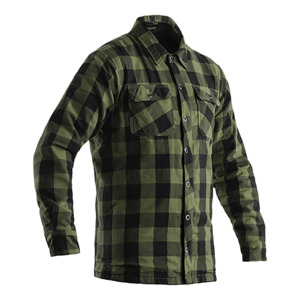 Streetbike Jackets: RST LUMBERJACK KEVLAR LINED CE TEXTILE SHIRT [GREEN]