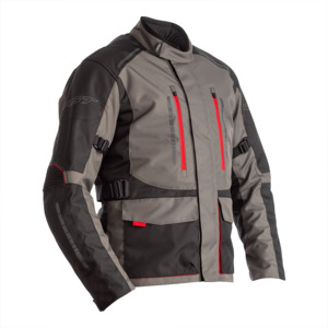 RST ATLAS CE TEXTILE JACKET [GREY/RED]