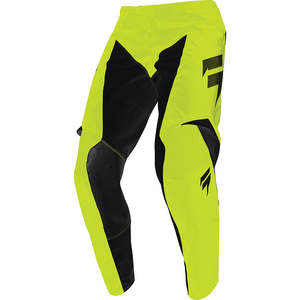 SHIFT YOUTH WHIT3 RACE PANTS [FLO YELLOW]