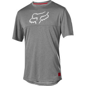 Mtb19: FOX YOUTH RANGER DR SS JERSEY [GREY VINTAGE] YS