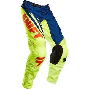SHIFT ASSAULT RACE PANTS [NAVY/YELLOW] 30