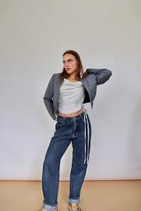 New Arrivals: Grey Blue Grace Bomber