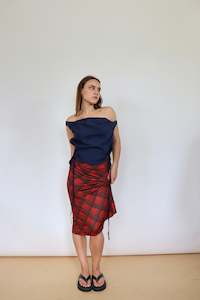 Bottoms: Stretchy Tartan Skirt