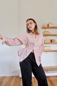 Products: Pink Asymmetric Fran Shirt