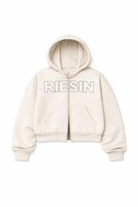 Jackets: Oatmilk Zip Hoodie