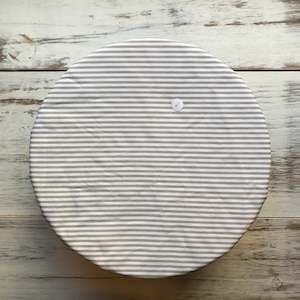 discounted: * Grey Stripes bowl cover | Large