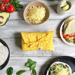 Food Wrap | YELLOW POLKA DOT