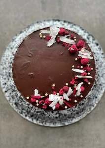 Dark Chocolate Mousse Black Forest Layer Cake