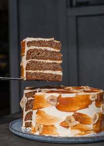 Cakes Cookies Slices: Banana Dulce De Leche Layer Cake