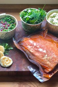 Freezer Meals: The Salmon Blini Kit