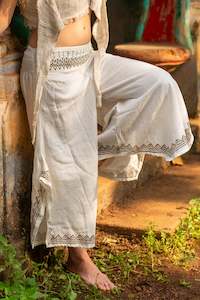 Free Spirit Collection: Medusa Palazzo Pants - Natural