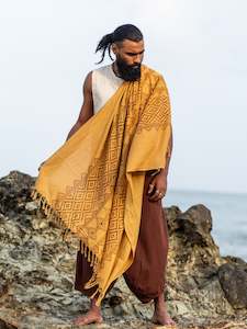 Free Spirit Collection: Adiyogi Shawl - Sand Yellow