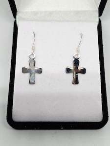 LOCATION_WESTFIELD MANUKAU: Cross Earrings