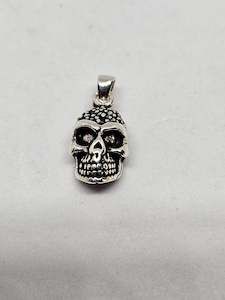 Miniature 3D Skull Pendant