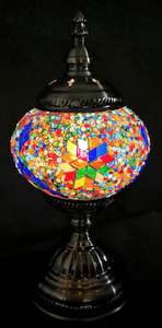 Rivendell Lamps And Lighting Solutions: Multi Color Round Turkish Mosaic Lamp