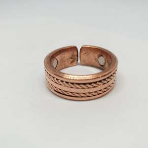 Bracelets 1: Double Twist Copper Magnetic Ring