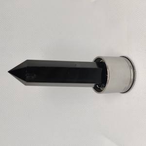 Black Obsidian Point for Crystal Water Bottle