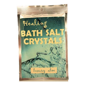 Himalayan Bath Salts: Luxury Aloe Himalayan Salt Pure Bath Salts 100g