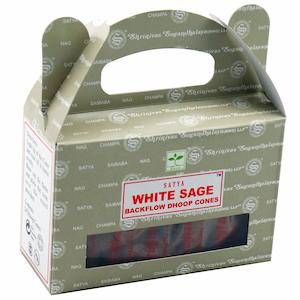 Satya Super Hit: Satya White Sage Backflow Incense Cones