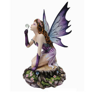 Fairies: Fairy Sitting on Tree Stool