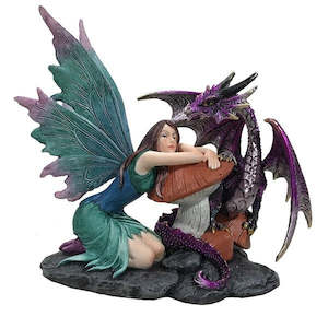 Fairies: Fairy with Purple Dragon