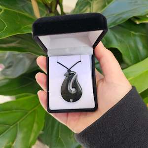 Mothers Day Range: Greenstone Pendant - Hei Matau (Hook)
