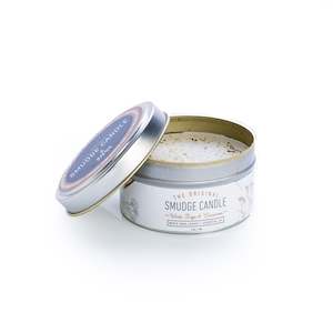 Smudge candle - white sage & cinnamon