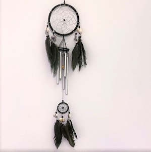 Black Dreamcatcher Windchime