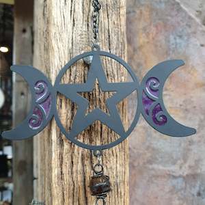 Wind Chimes: Triple Moon Windchime