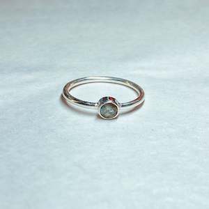 Sterling Silver Jewellery: Labradorite Delicate 925 Sterling Silver Ring