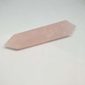 Crystal Pieces: Rose Quartz Wand