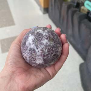 Crystal Balls: Lepidolite Sphere