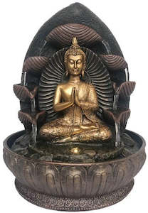Water Features: Large Golden Buddha Water Feature