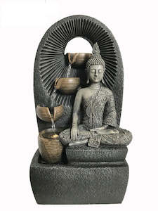 Water Features: Outdoor Water Feature Buddha Stone Finish