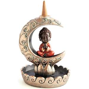 Backflow Incense: Baby Buddha Moon Backflow Incense Burner