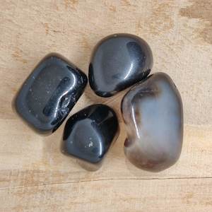 Balance Your Root Chakra: Black Obsidian Tumbled Crystal