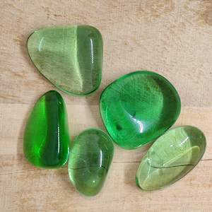 Balance Your Root Chakra: Green Obsidian Tumbled Crystal