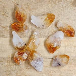 Stimulate Your Sacral Chakra: Natural Citrine Crystal Point (Small)