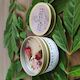 "The Sweet Harmonizer" Strawberry + Vanilla + Rose Quartz Crystal-infused Tin Candle