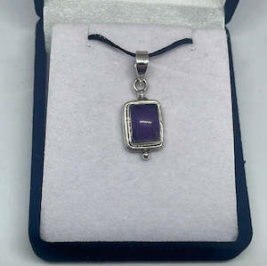 Amethyst: Amethyst Silver Pendant