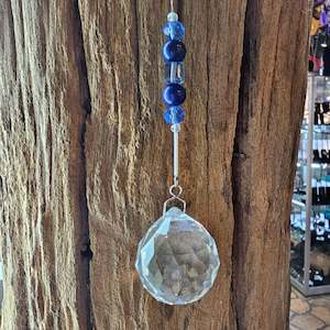 Rose Quartz: Aurora Crystal with Lapis Lazuli (Courage)