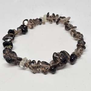 Under 10: Smoky Quartz Chip Bracelet