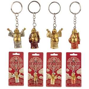 Under 10: Lucky Buddha Glitter Keyring