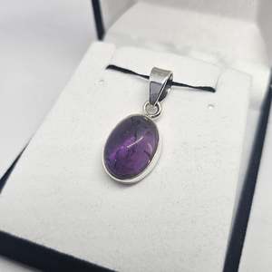 Amethyst Sterling Silver Pendant