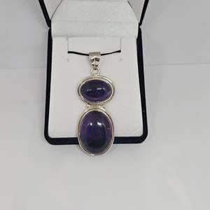 Amethyst Sterling Silver Pendant